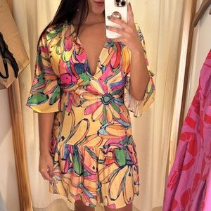 Vibrant Multicolor Women's Dress FARM RIO